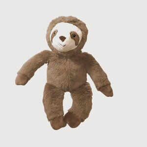 2018 Carter's 67500 Brown Sloth Baby Lovey Plush Beanbag Toy 12"